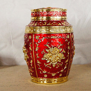 Container for Ashes Coffin Box Urns for Human Ashes Pet Memorial Keepsake Urns Metal Cremation Urns Small Animal Urn Funeral acacuss