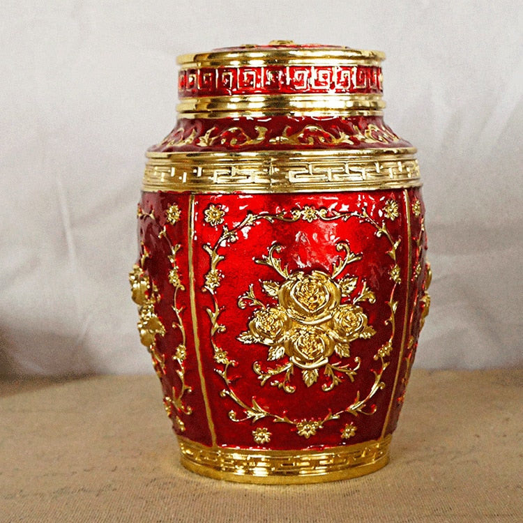 Container for Ashes Coffin Box Urns for Human Ashes Pet Memorial Keepsake Urns Metal Cremation Urns Small Animal Urn Funeral acacuss