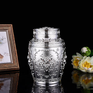 Container for Ashes Coffin Box Urns for Human Ashes Pet Memorial Keepsake Urns Metal Cremation Urns Small Animal Urn Funeral acacuss
