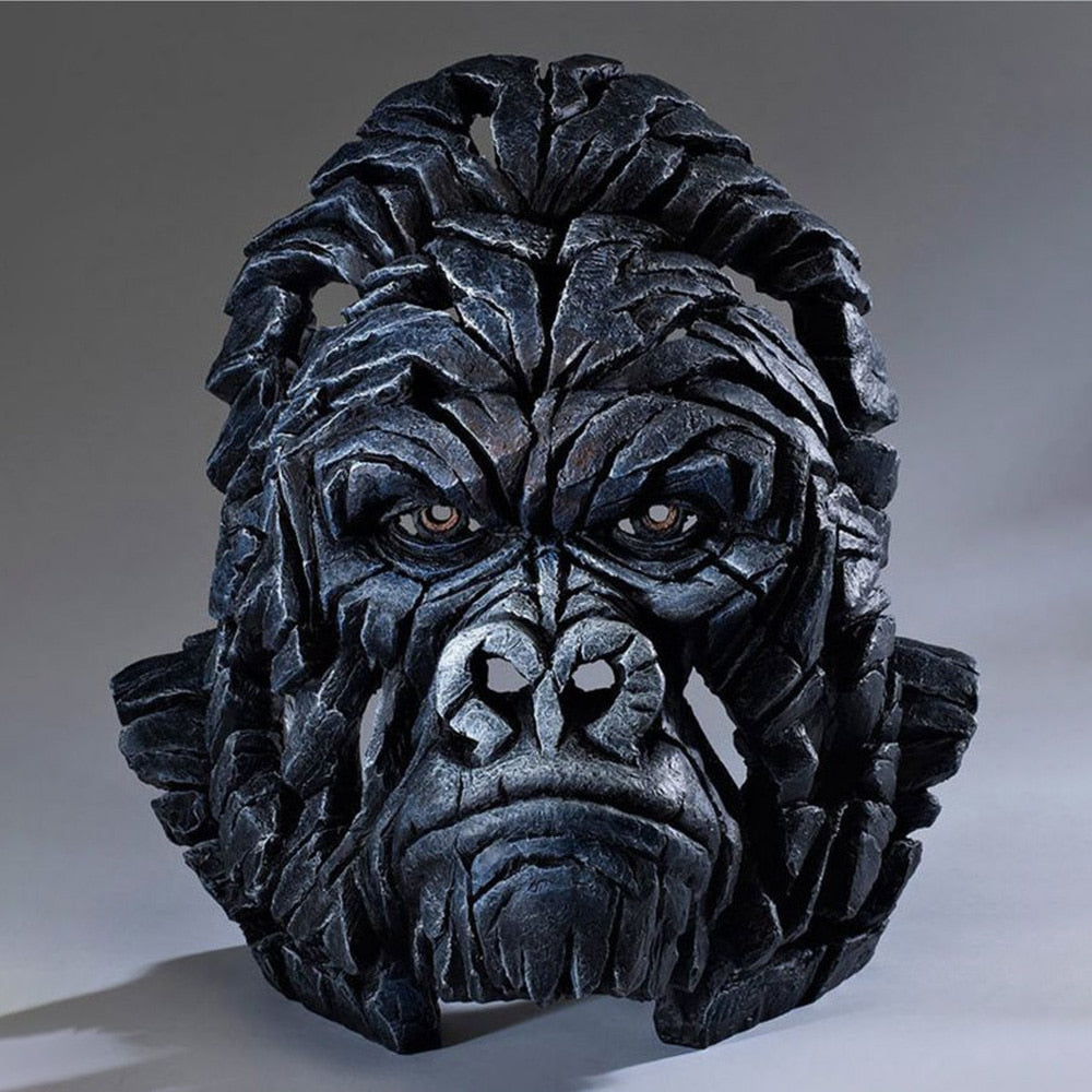 Contemporary Animal Scul Animal Sculpture Collection Tiger Bust by of Edge Scenes home decore  animal figures  ganesha statues acacuss