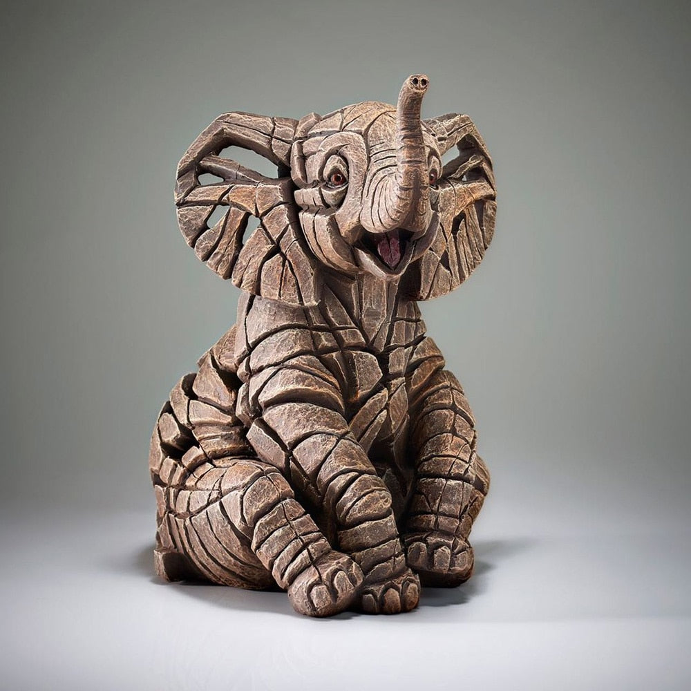 Contemporary Animal Scul Animal Sculpture Collection Tiger Bust by of Edge Scenes home decore  animal figures  ganesha statues acacuss