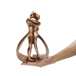 Couples Hug and Kiss Resin Home Desktop Living Room Ornaments Home Decor Decoration Accessories acacuss