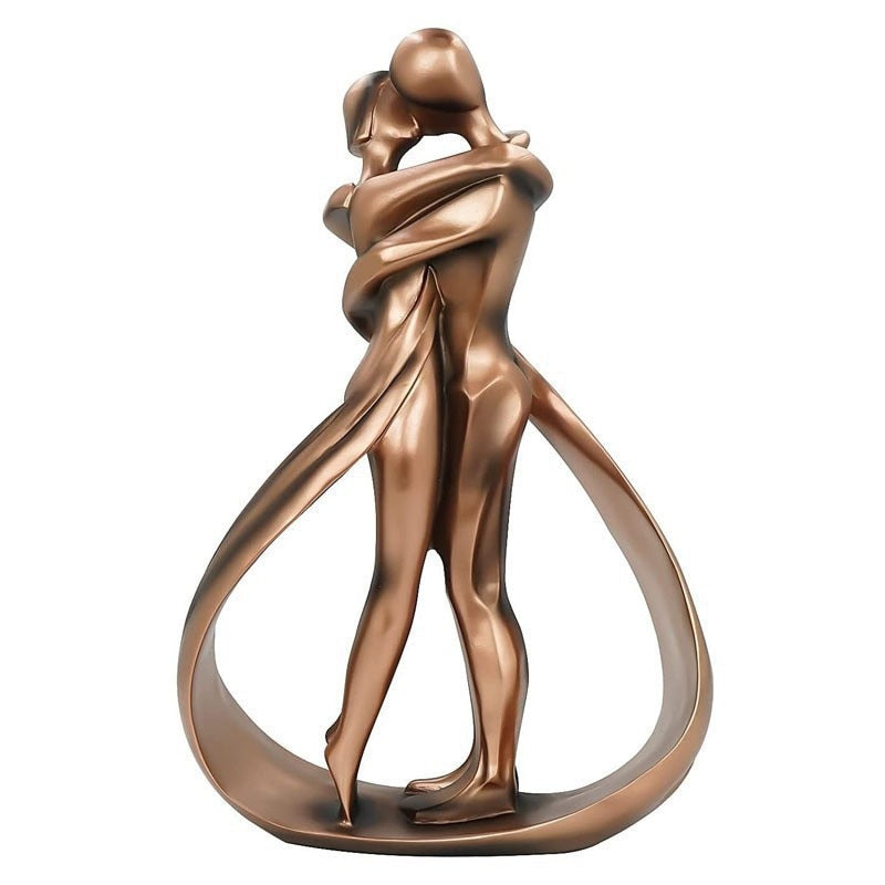 Couples Hug and Kiss Resin Home Desktop Living Room Ornaments Home Decor Decoration Accessories acacuss
