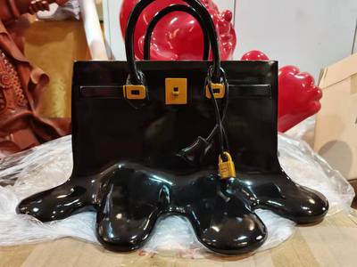 Creatitive Resin Flowers Bag Vase Home Decor Study Office Dining Table Vase Bag for Living Room Decor Bag Vase Luxury Sculpture acacuss