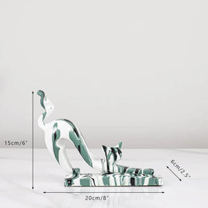 Creative 3 Lovely Cats Sculptures Kitten Statue Muti Color Figurines Animal Home Decor Decorations For Room Shelf Bookcase Gifts acacuss