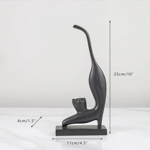 Creative 3 Lovely Cats Sculptures Kitten Statue Muti Color Figurines Animal Home Decor Decorations For Room Shelf Bookcase Gifts acacuss