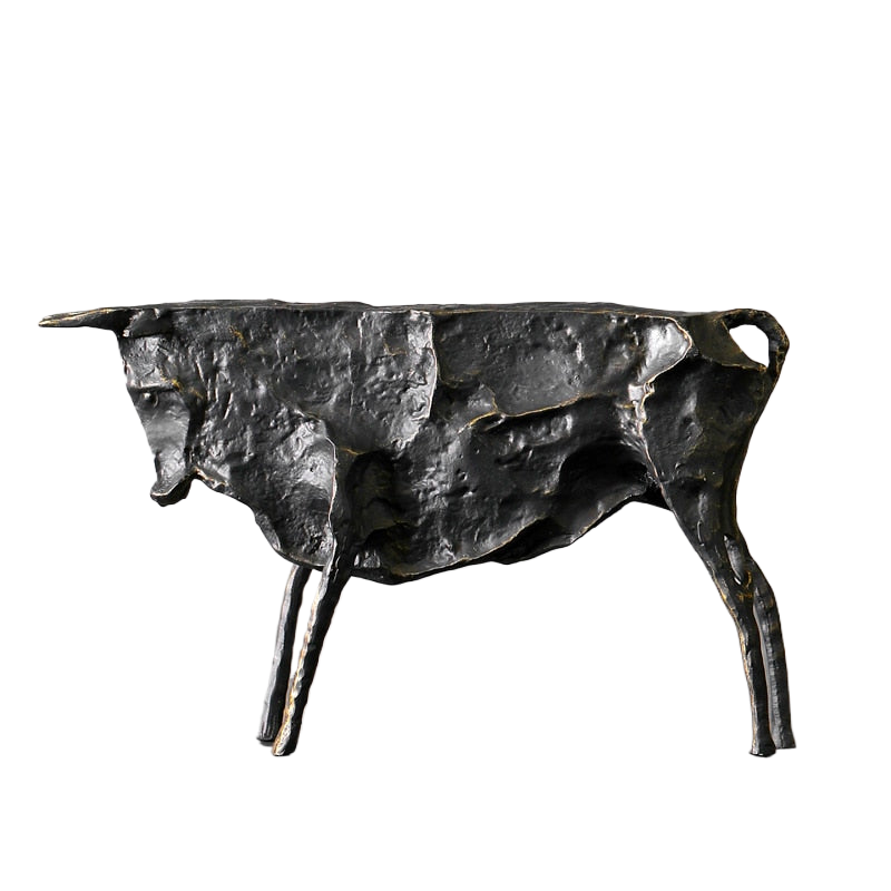 Creative Abstract Bull Statue By Picasso Famous Animal Sculpture Figurine Picasso Ox Art Collection Home Decor Gift for Friend acacuss
