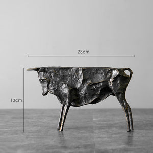 Creative Abstract Bull Statue By Picasso Famous Animal Sculpture Figurine Picasso Ox Art Collection Home Decor Gift for Friend acacuss