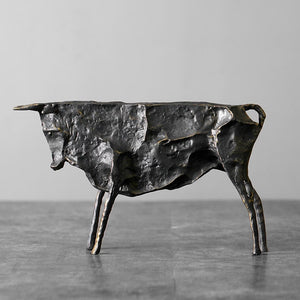 Creative Abstract Bull Statue By Picasso Famous Animal Sculpture Figurine Picasso Ox Art Collection Home Decor Gift for Friend acacuss