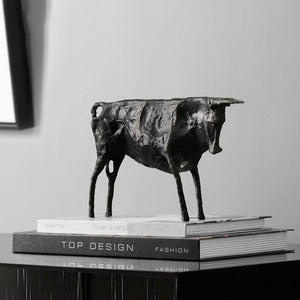 Creative Abstract Bull Statue By Picasso Famous Animal Sculpture Figurine Picasso Ox Art Collection Home Decor Gift for Friend acacuss