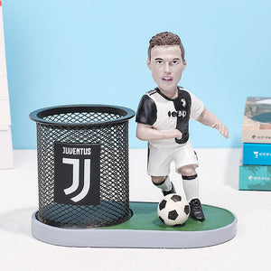 Creative Ball Star Pen Holder C Romesi Student Desktop Pen Insert Storage Birthday Gift Graduation Resin Craft Gift acacuss