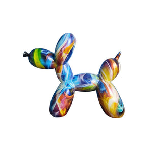 Creative Balloon Dog Resin Ornament Living Room Desktop Decoration Wine Cabinet Office Soft Decorations Wedding Gifts Home Decor acacuss