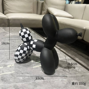 Creative Balloon Dog Resin Ornament Living Room Desktop Decoration Wine Cabinet Office Soft Decorations Wedding Gifts Home Decor acacuss