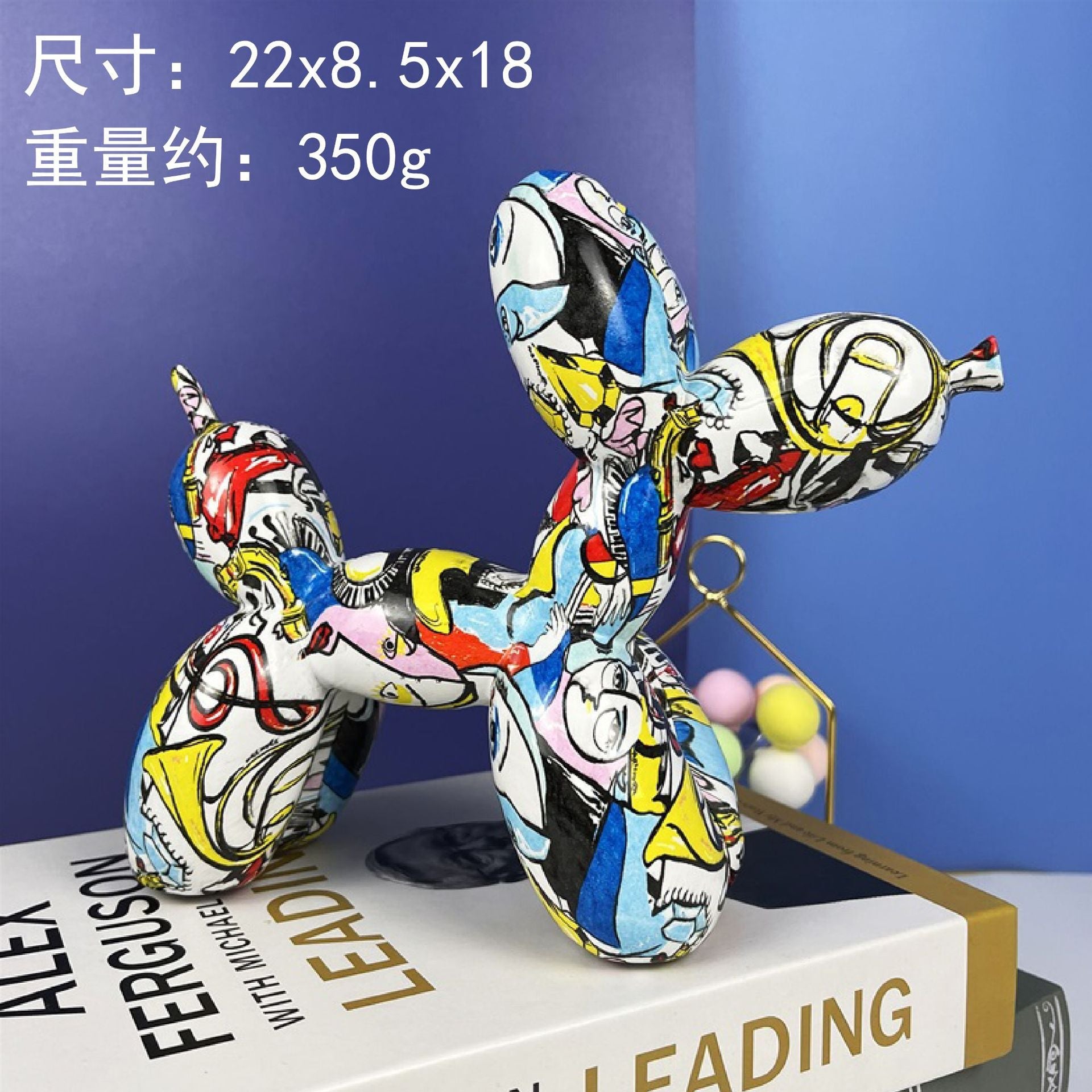 Creative Balloon Dog Resin Ornament Living Room Desktop Decoration Wine Cabinet Office Soft Decorations Wedding Gifts Home Decor acacuss