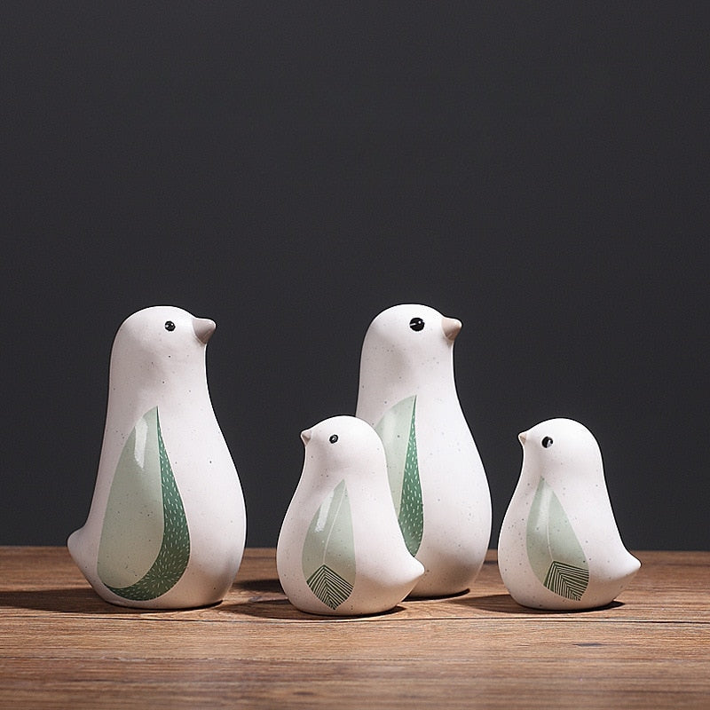 Creative Ceramic Bird Home Decoration Living Room Decoration Office Study Simple and Fashionable Decorations acacuss