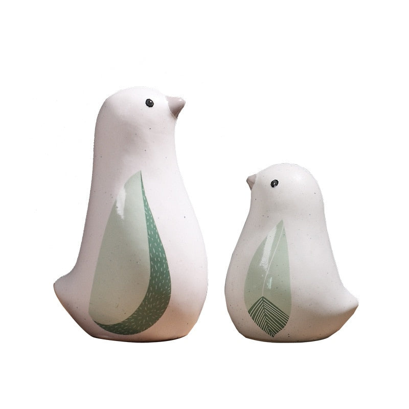 Creative Ceramic Bird Home Decoration Living Room Decoration Office Study Simple and Fashionable Decorations acacuss