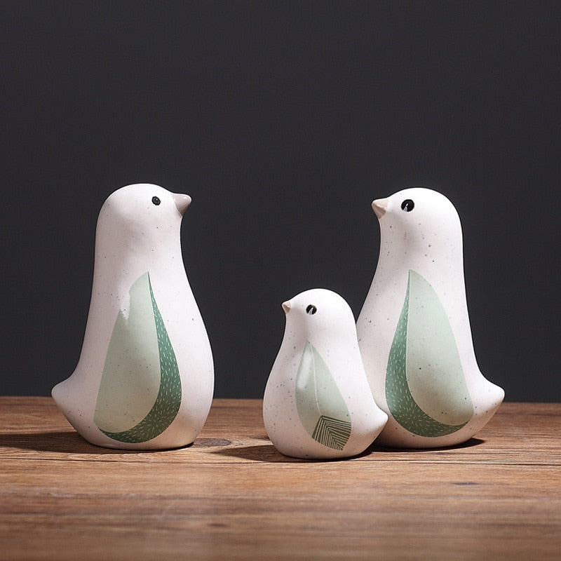 Creative Ceramic Bird Home Decoration Living Room Decoration Office Study Simple and Fashionable Decorations acacuss
