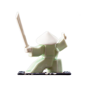 Creative Ceramic Samurai Knight Desktop Ornaments Household Incense Stick Holder Burner Tray acacuss