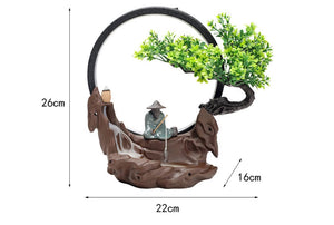 Creative Chinese Reflux Incense Burner Decoration Night Light acacuss