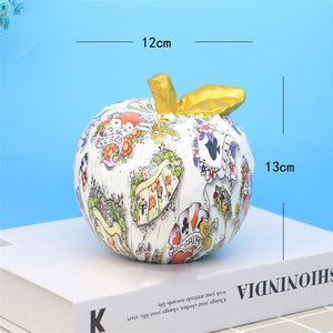Creative Colorful Apple Ornaments Resin Crafts Home Living Room Cabinet Desktop Fruit Ornaments Gifts Souvenirs Wine Rack Crafts acacuss