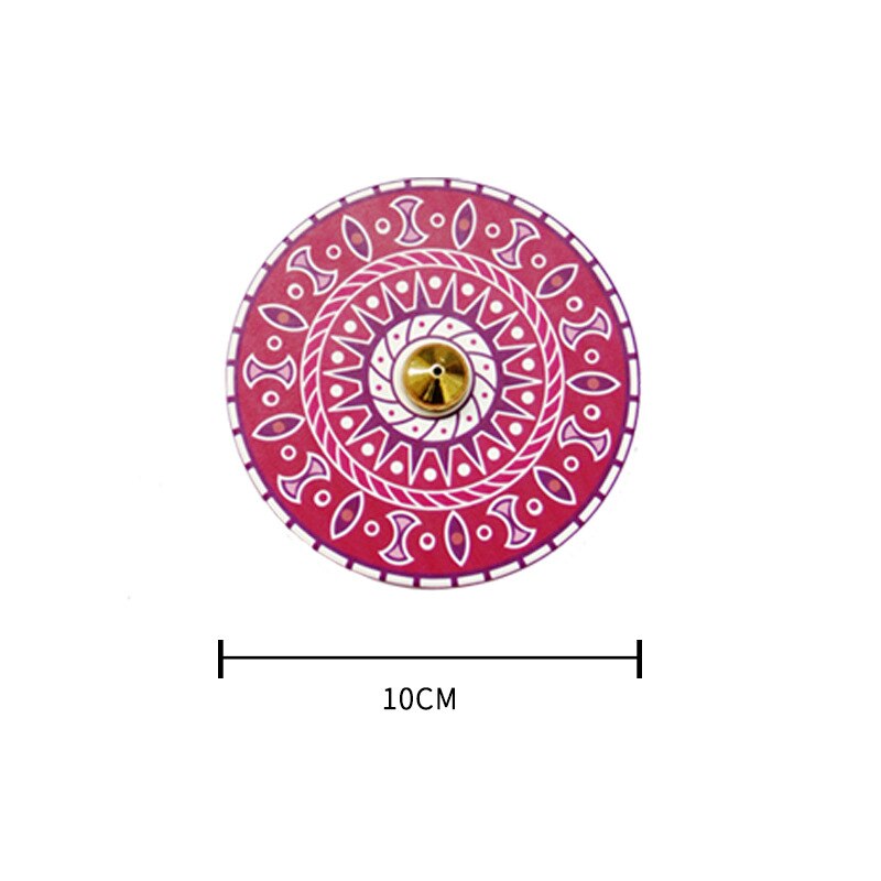 Creative Colour Printed Incense Burner Ceramic Incense Holder Middle East Arabesque Incense Holder Incense Burners acacuss