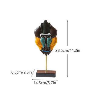 Creative European Style Crafts Bookshelf TV Bracket Decoration Handmade Sculpture Resin Abstract Sculpture Home Desk Decoration acacuss