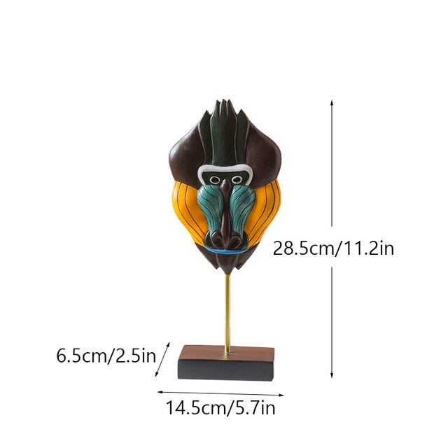 Creative European Style Crafts Bookshelf TV Bracket Decoration Handmade Sculpture Resin Abstract Sculpture Home Desk Decoration acacuss