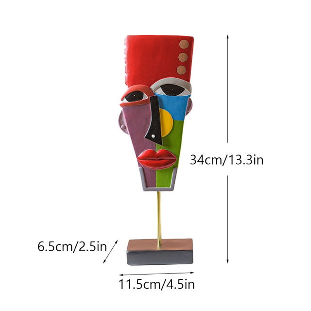 Creative European Style Crafts Bookshelf TV Bracket Decoration Handmade Sculpture Resin Abstract Sculpture Home Desk Decoration acacuss