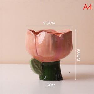 Creative Flower Shape Plant Pot Ceramic Pots for Flowers Cartoon Elephant Dinosaur Succulent Pot Cute Home Table Decor Vase acacuss