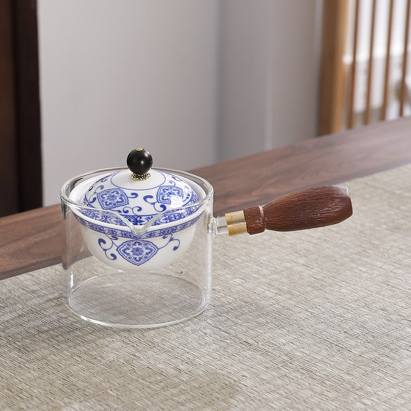 Creative Glass Ceramic Chinese Kung Fu Tea set Travel Tea Set Teaware Sets Teapot For Tea Teapot Tea Cup Set Tea Maker Infuser acacuss