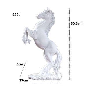 Creative Gold Silver Black Horse Resin Sculpture, Horse Model Home Decor Animal Decoration Living Room Office Craft Decoration acacuss