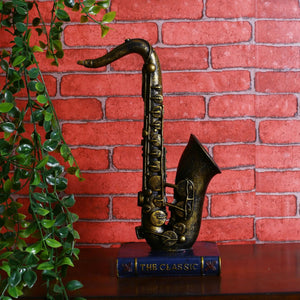 Creative Home Decor Furnishings Modern Model Retro Musical Instrument Ornaments Resin Crafts Saxophone  Gift acacuss