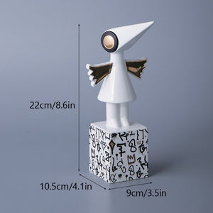 Creative New Product Monument Valley Ida Raven Statue Ceramic Hand-painted Modern Desk Decoration Decoration Living Room Home acacuss
