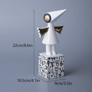 Creative New Product Monument Valley Ida Raven Statue Ceramic Hand-painted Modern Desk Decoration Decoration Living Room Home acacuss