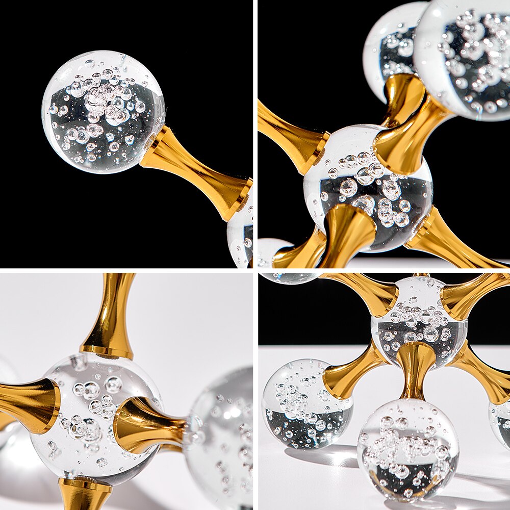 Creative Nordic Luxury Home Decor Crystal Ornaments Modern Living Room Desk Office Statue Decorative Crafts Desktop Decoration acacuss