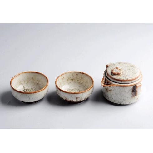 Creative One Pot And Two Cups Simple Tea Set Gift Set - Kung fu tea set for travel with Tea Bag acacuss