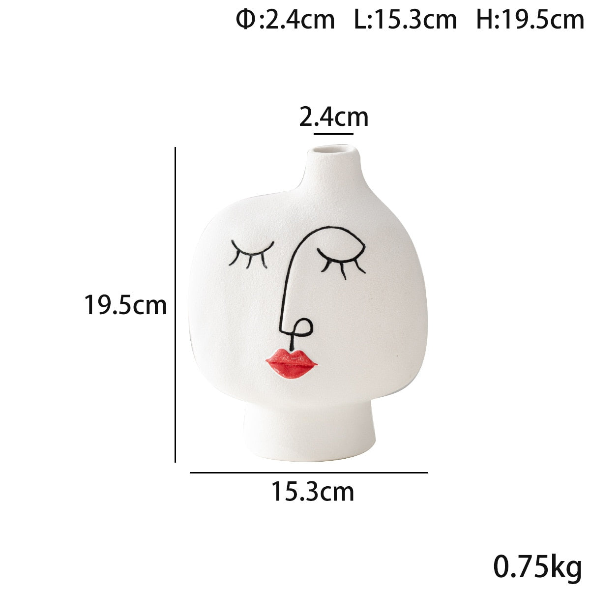 Creative Painting Art Vase Home Decoration Crafts Aesthetic Interior Desktop Ornament Ceramic Vases for Flowers Arrangement Gift acacuss