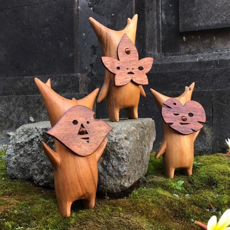 Creative Quirky Statue Ornaments Home Gardening Crafts Sculpture Home Outdoor Resin Statue Decorations acacuss