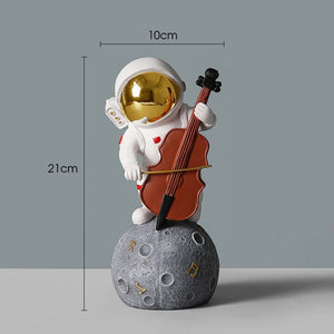 Creative Resin Astronaut Sculpture Ornament Home Living Room Bookcase Ornament Desktop Decoration Crafts Gifts for Children acacuss