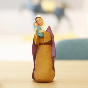 Creative Resin Family Religious Figurines of The Virgin Mary And Jesus, Islamic Style Angel Figures, Home Decoration Statue acacuss