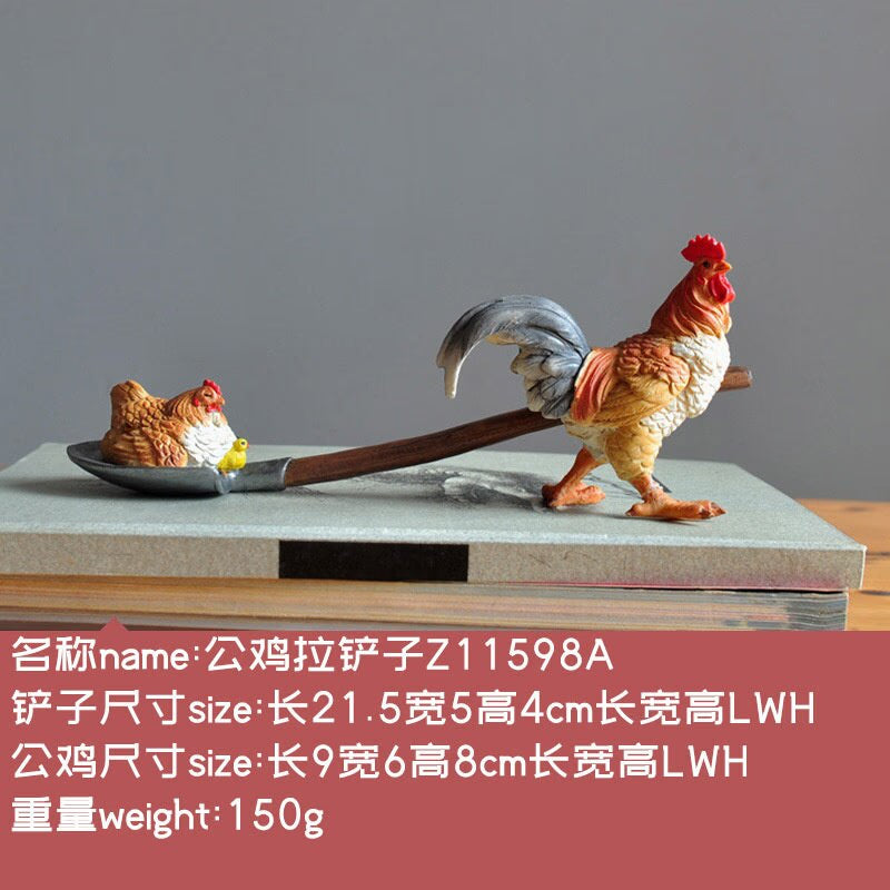 Creative Simulation Animal Decorations For Home Chicken Animal Flowerpot Succulent Plant Balcony Ornament Office Desktop Gifts acacuss