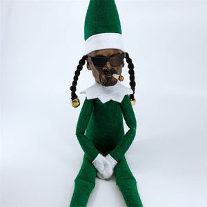 Creative Snoop On A Stoop Christmas Elf Doll Spy On A Bent Christmas Decorations Home Latex Ornaments Elf Doll Gift Toys acacuss