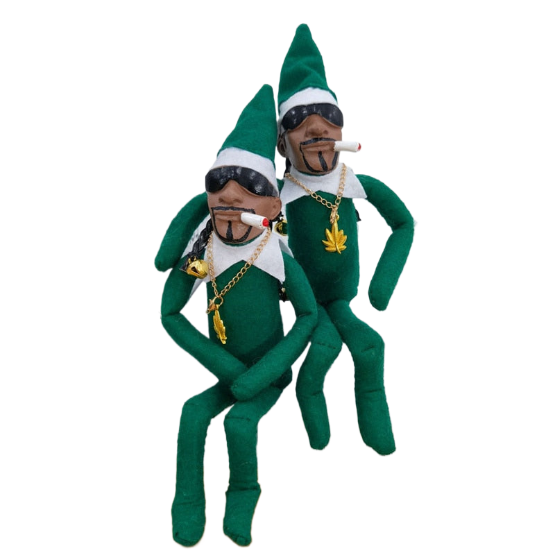 Creative Snoop On A Stoop Christmas Elf Doll Spy On A Bent Christmas Decorations Home Latex Ornaments Elf Doll Gift Toys acacuss