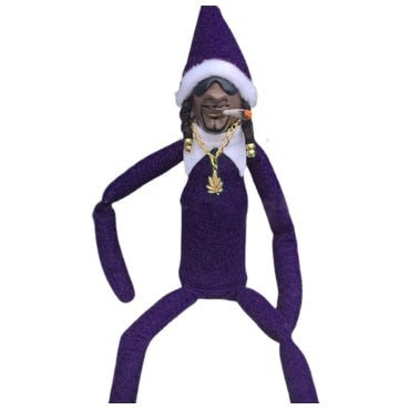 Creative Snoop On A Stoop Christmas Elf Doll Spy On A Bent Christmas Decorations Home Latex Ornaments Elf Doll Gift Toys acacuss