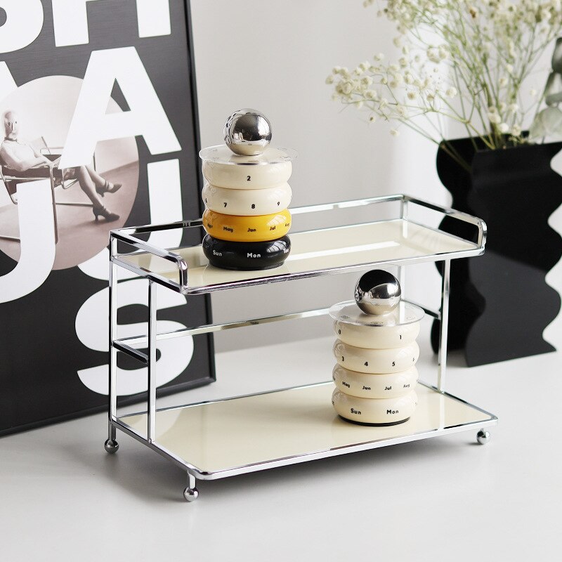 Creative Storage Tank Rotatable Calendar Desk Calendar Desktop Living Room Decoration Accessories Porch Decoration Decorations acacuss