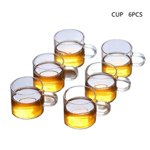 Creative Tea Toad Shape Teapot Automatic Tea Maker Pu'er Oolong Teapot And Cup Set Heat-resistant Glass Teapot Holder Base acacuss