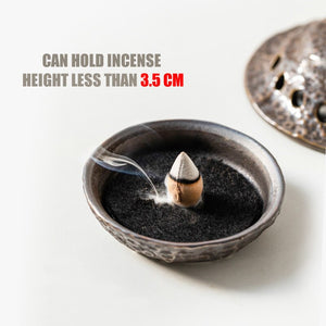 Creative UFO Incense Burner Alien Spaceship Ceramic Censer Incense Holder Statue Home Office Desk Decor Ornament Dropshipping acacuss