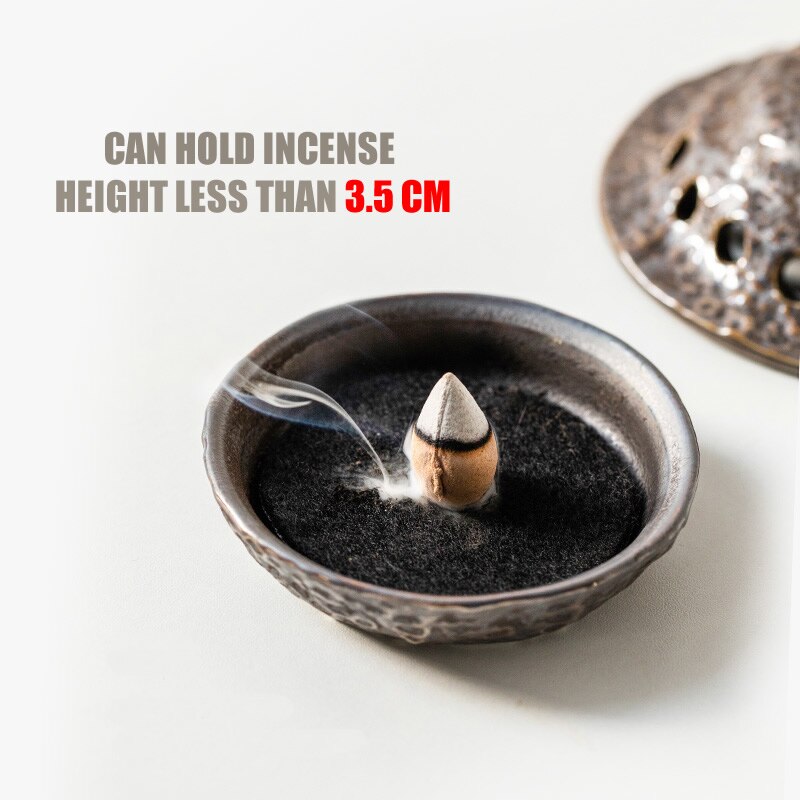 Creative UFO Incense Burner Alien Spaceship Ceramic Censer Incense Holder Statue Home Office Desk Decor Ornament Dropshipping acacuss