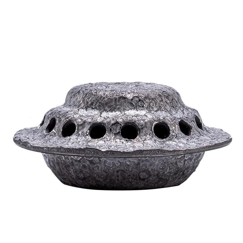 Creative UFO Incense Burner Alien Spaceship Ceramic Censer Incense Holder Statue Home Office Desk Decor Ornament Dropshipping acacuss