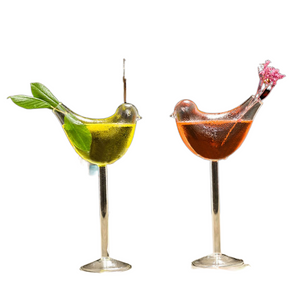 Creative Wine Glass Bird Shaped Cocktail Cup Transparent Goblet Whisky Brandy Glass for Dinner Party Birthday Gift Men Women acacuss